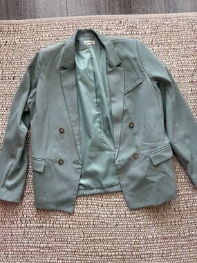 Mint Blue Blazer